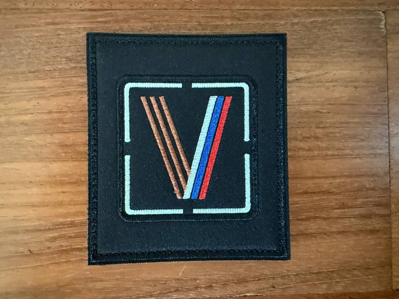 "V" Symbol with Russian Tricolor - Tactical Military Patch