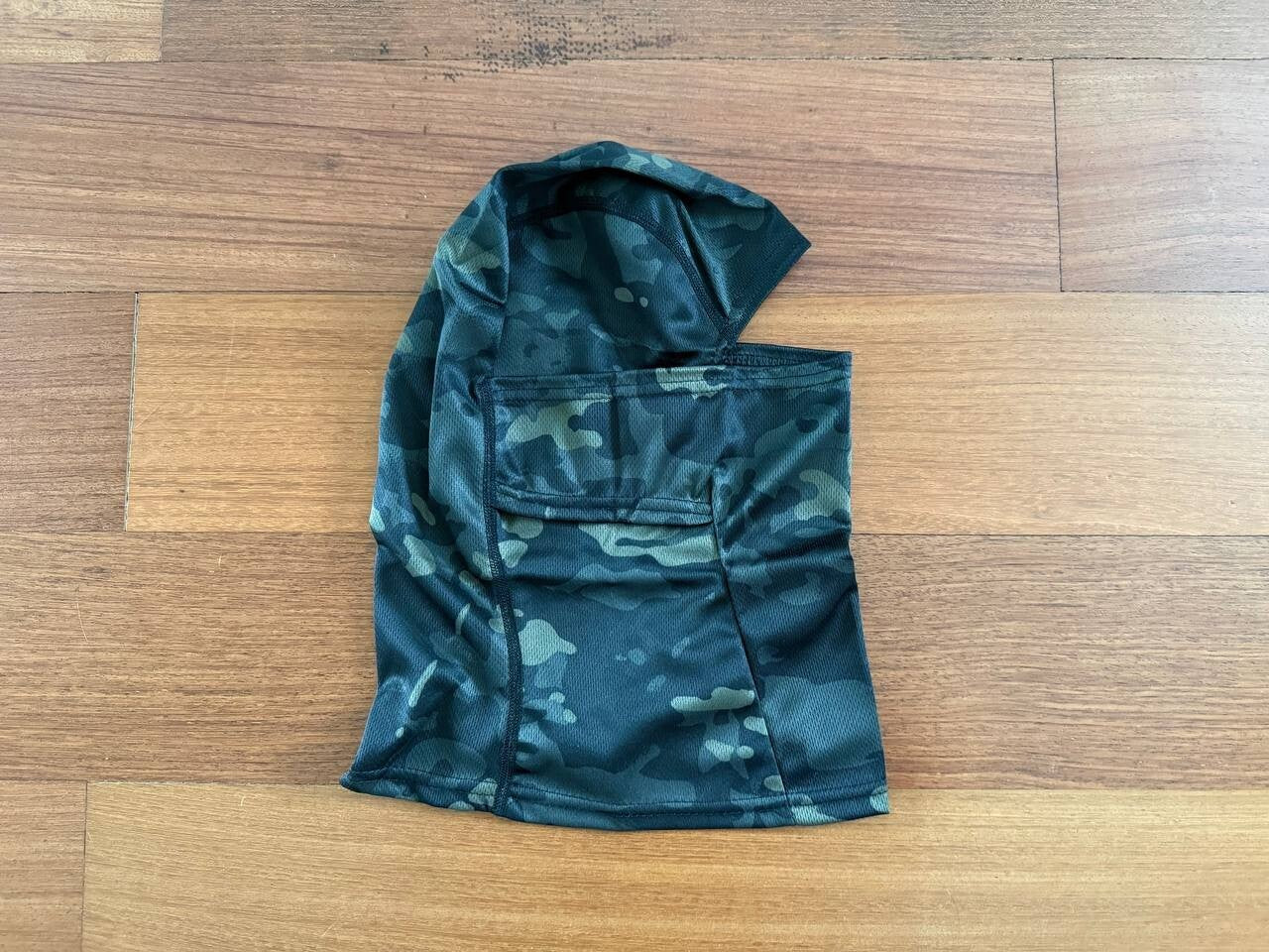 Black Multicam Summer Balaclava - Russian Military Tactical Face Cover