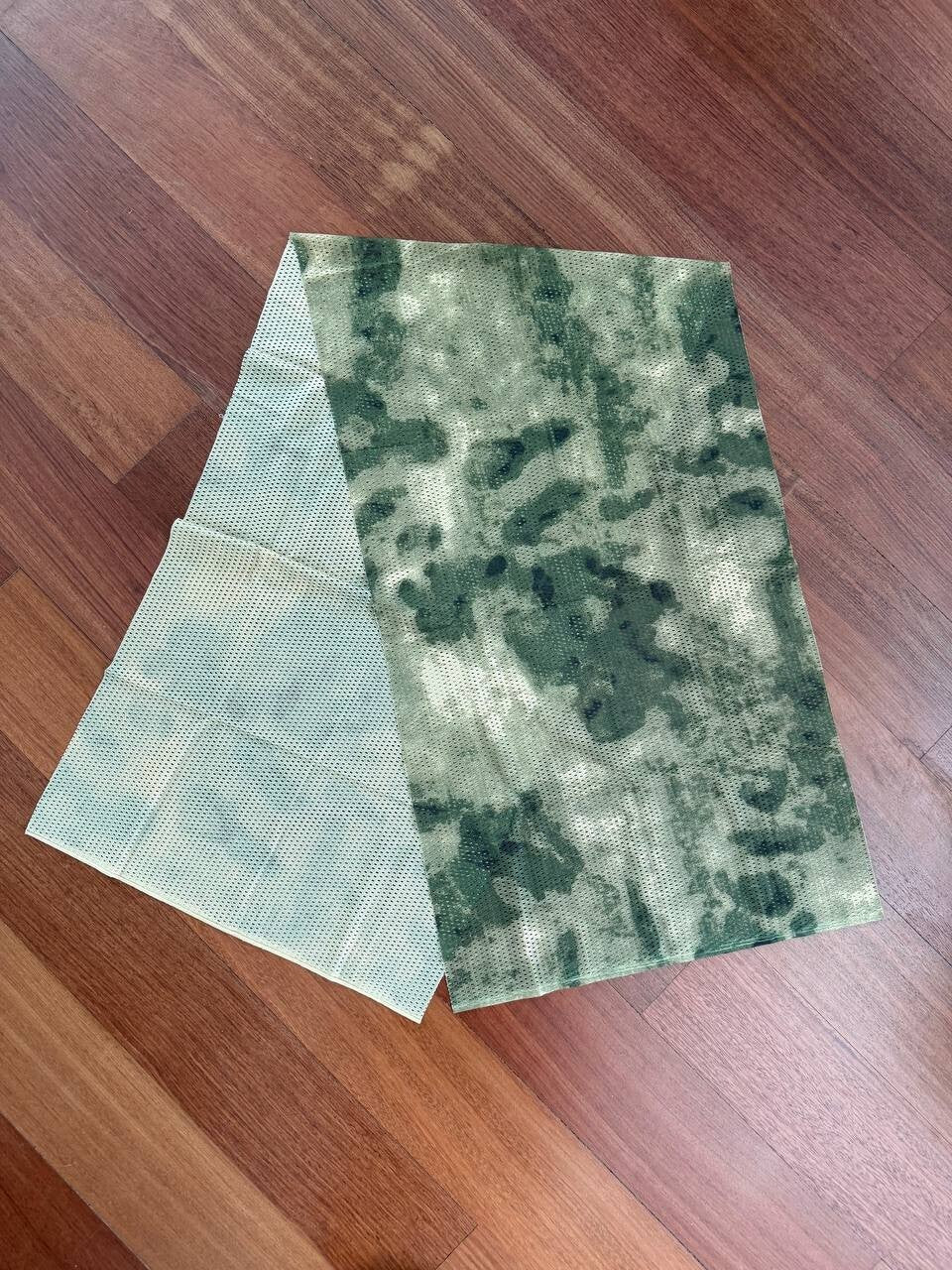 Cotton Tactical Mesh Scarf - Sniper Veil - Breathable - Atacs/Moss 165x48cm