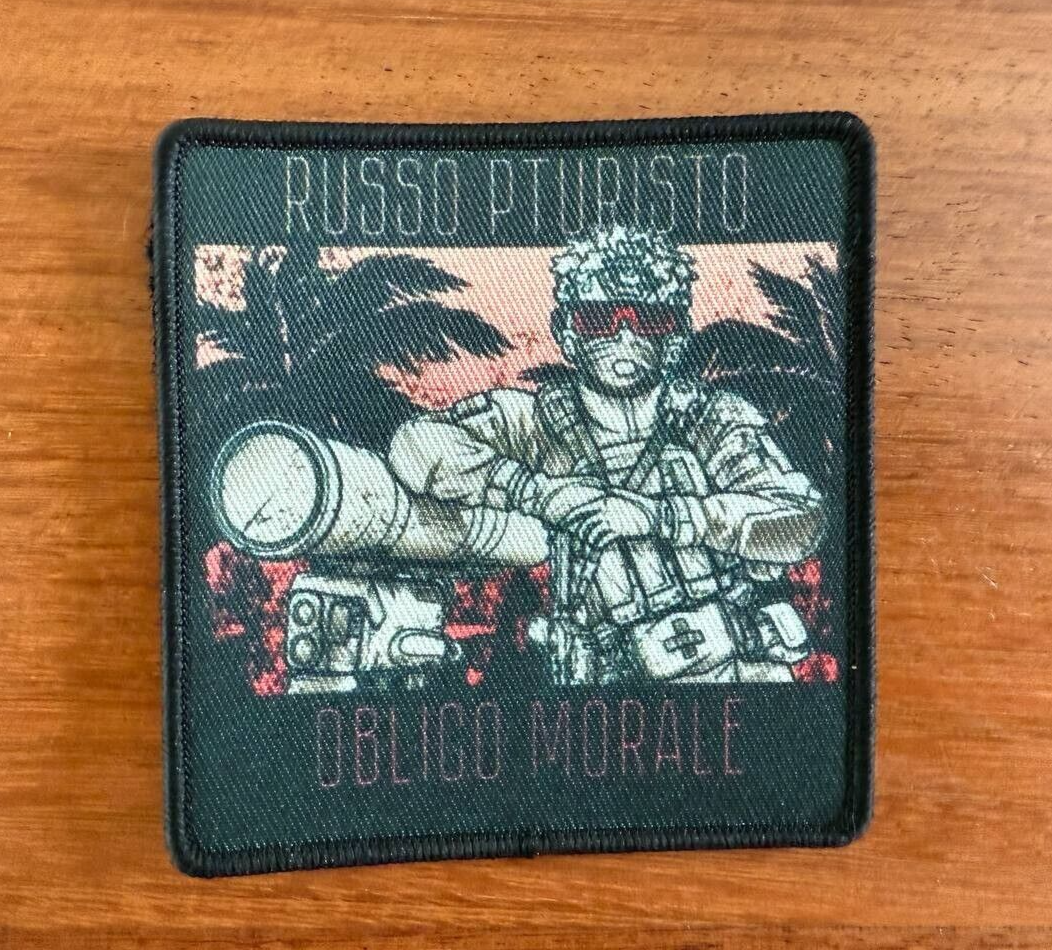 Russo Turisto Obligo Morale Russian Military Patch by Korpus Vyshivaniya
