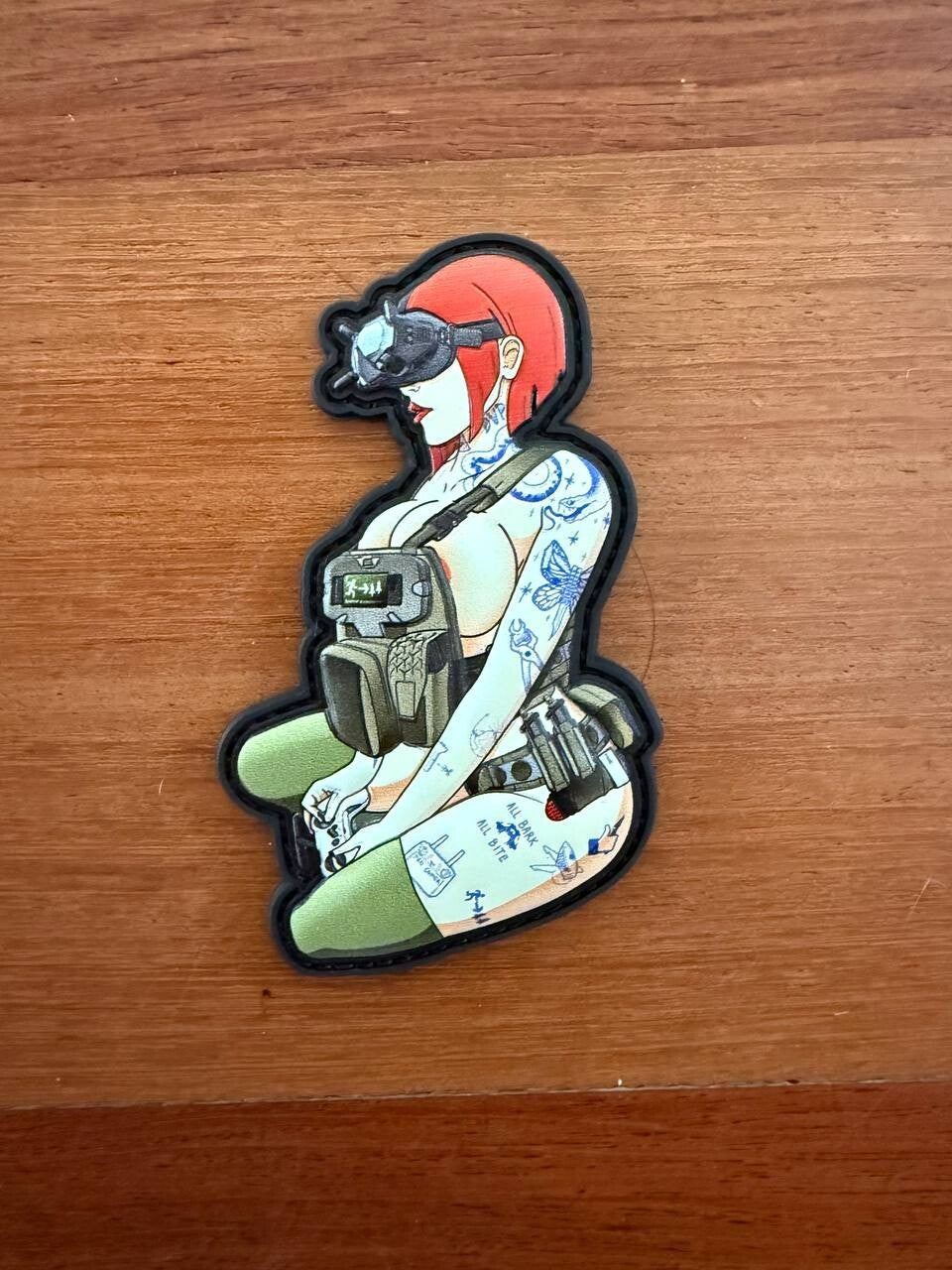 Tactical Pin-Up Girl Military Patch by Korps Vyshivaniya