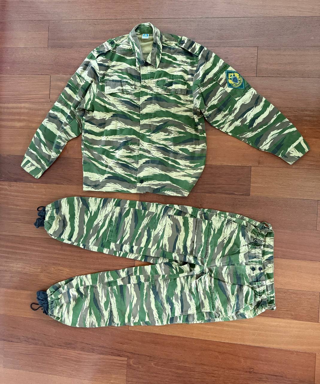 Russian ANA Kamysh Green Tiger Stripe Summer Suit - Size 48-50/3-4