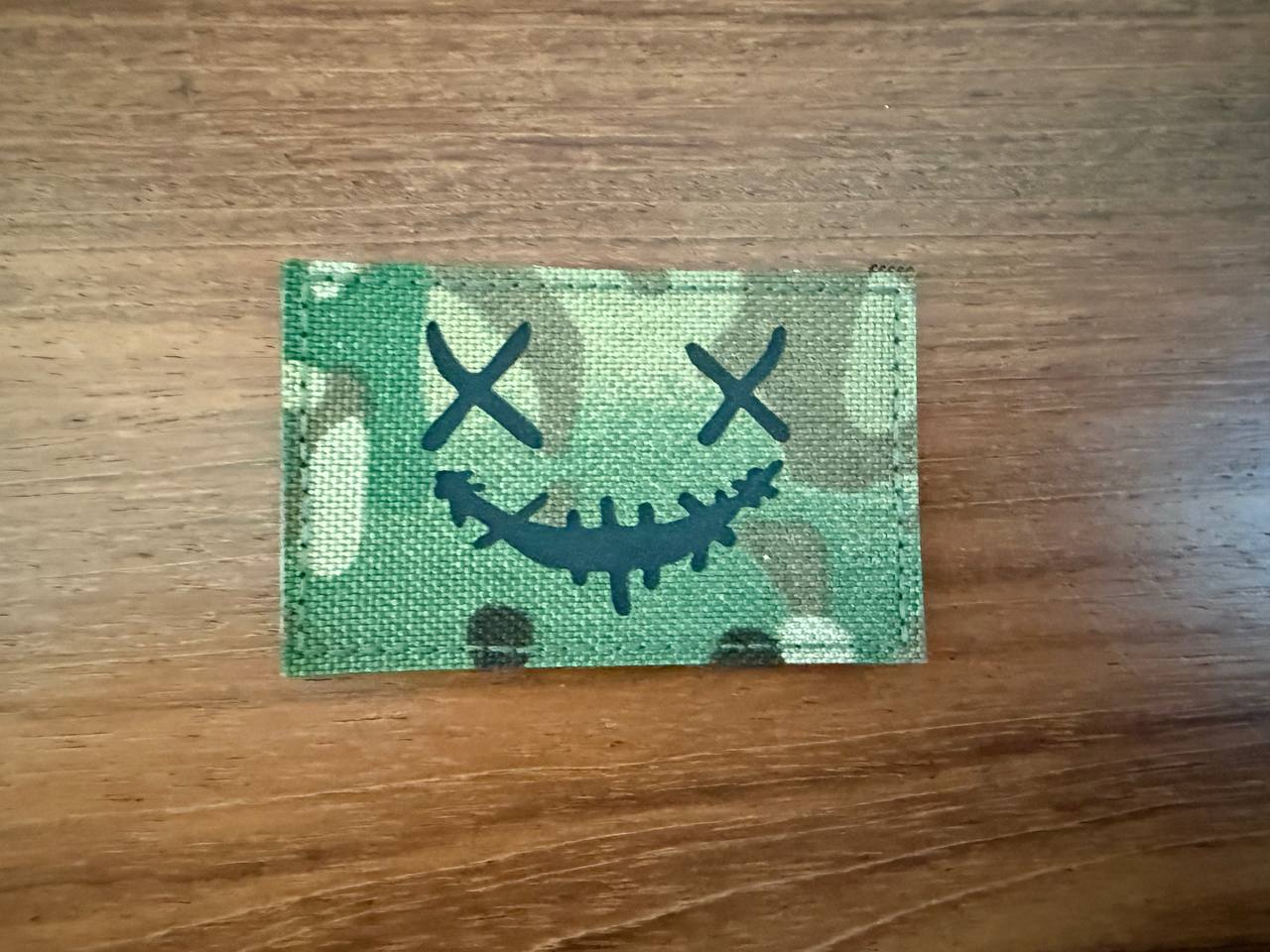 Russian Creepy Smile Multicam Badge - Military Patch