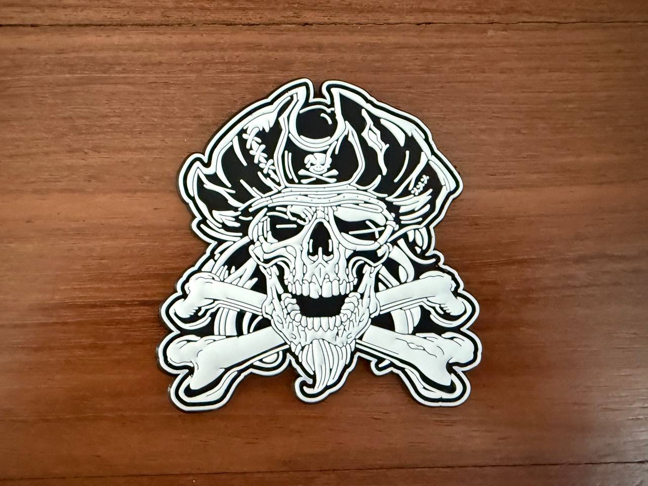 Russian Jolly Roger Pirate Badge - Military Patch