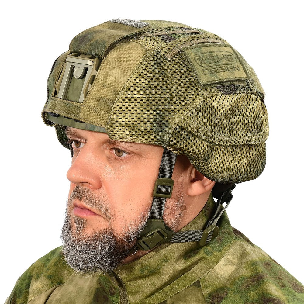 Russian 5.45 Design Tactical Helmet Cover Spartan-2 - ATACS FG Moss