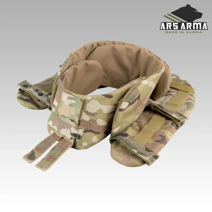 Russian Ars Arma Universal Tactical Neck Protection System - Multicam