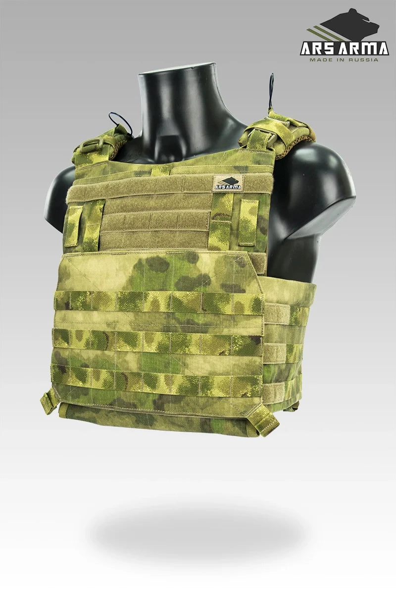 Russian Ars Arma A-18 Skanda Plate Carrier Vest - A-TACS FG Camo - Size L/XL