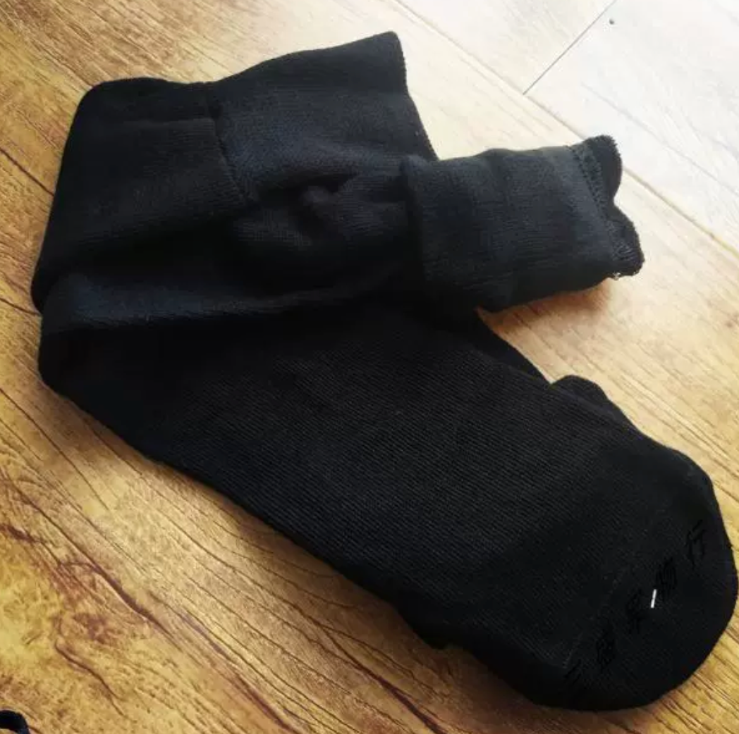 Russian VKPO Summer Socks (Black) - 85% Cotton - 2017 Prod - One Size Fits All