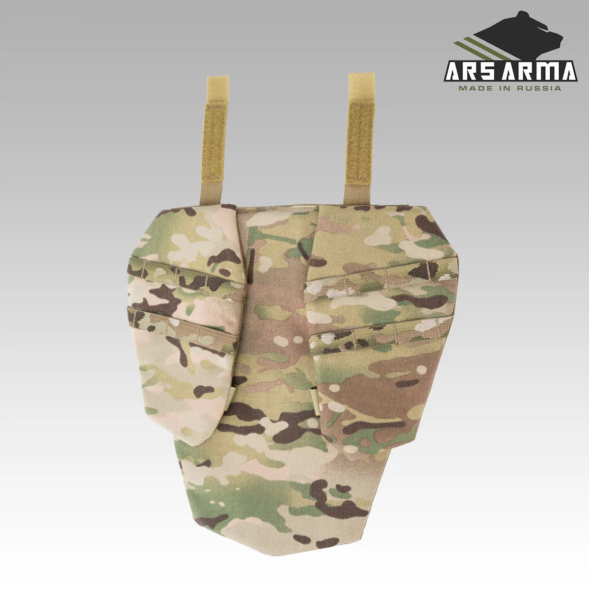 Russian Ars Arma A-21 Clover Tactical Groin Protection Pad - Multicam Camo