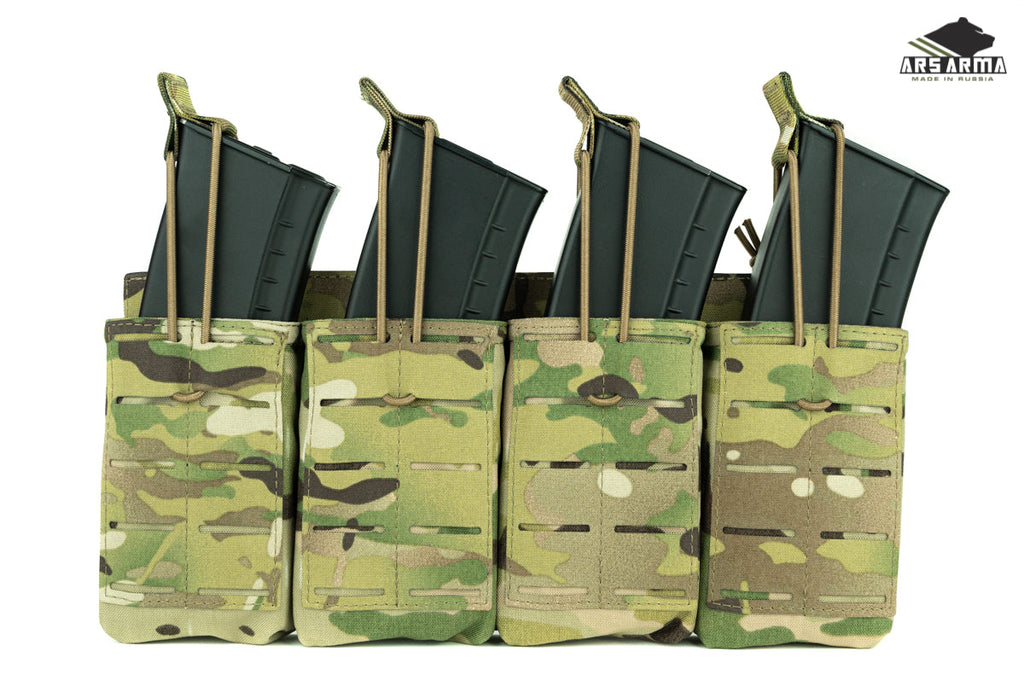 Russian Ars Arma Assault 2.0 Quad Mag Pouch - Multicam