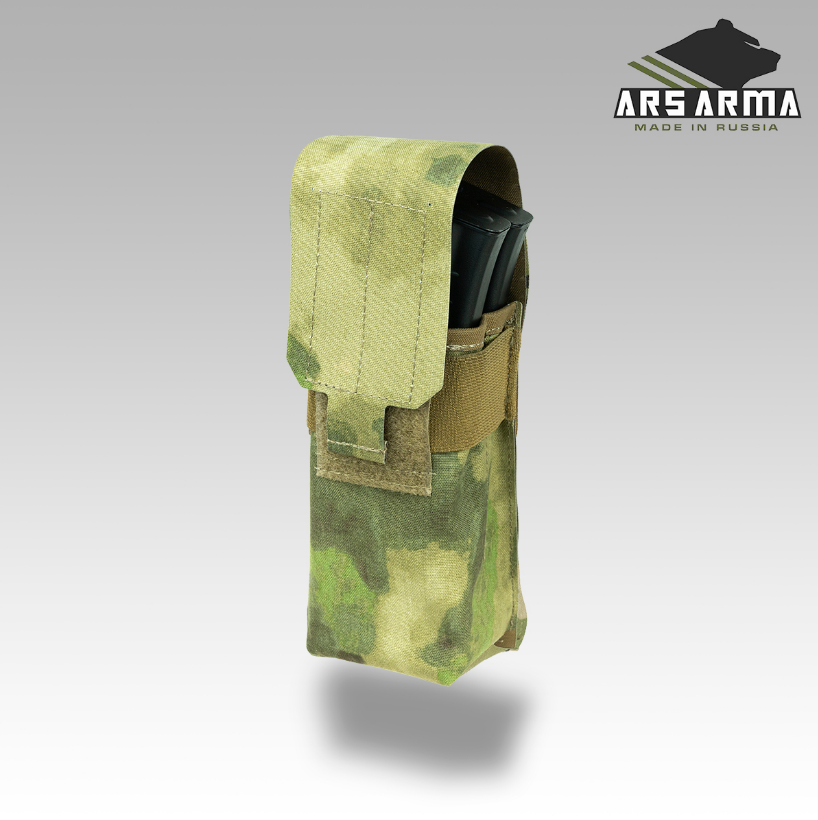 Russian Ars Arma 2x AK Mag Pouch Flap LC - ATACS Camo