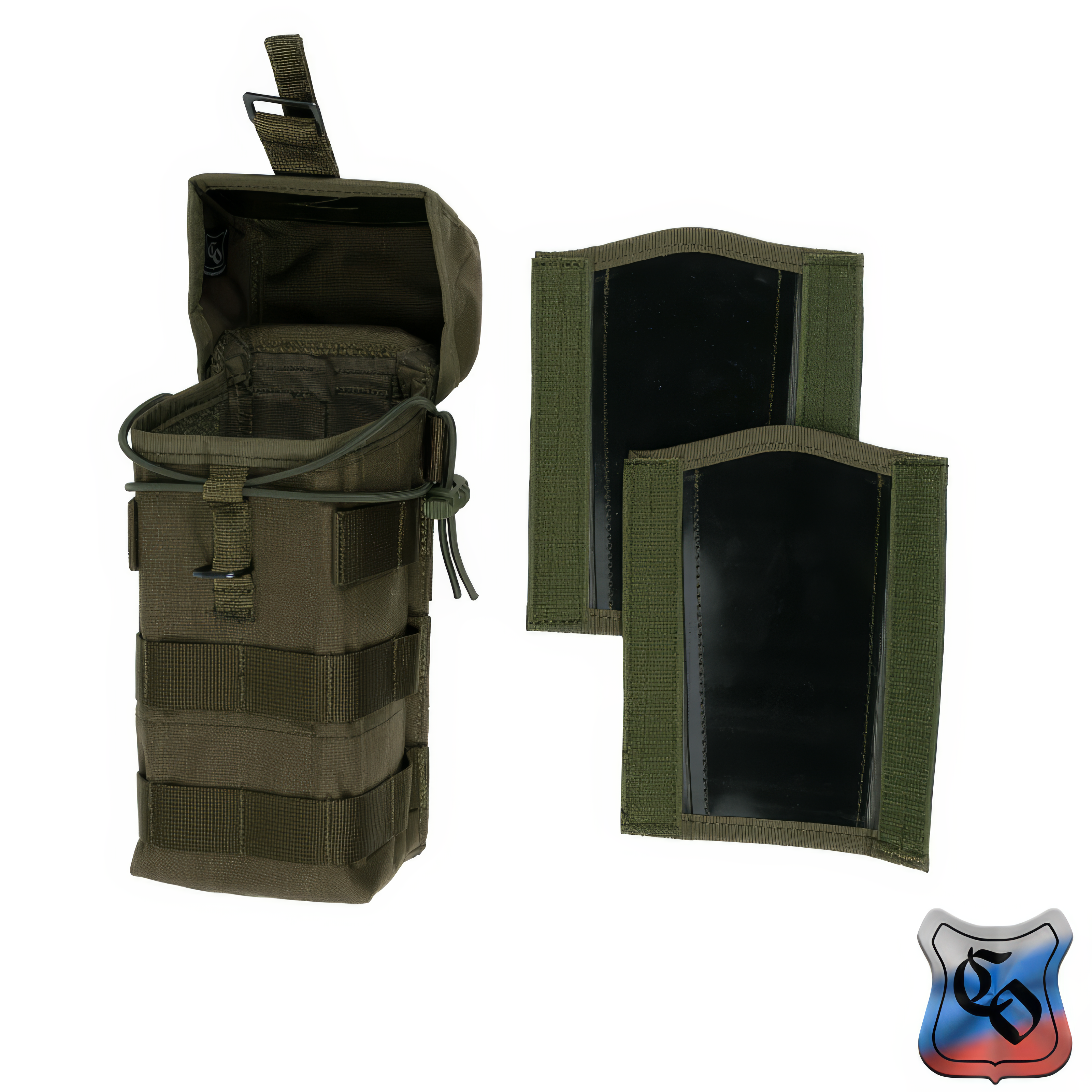 Preorder: Russian SSO AK 2 MOLLE Double AK Magazine Pouch With Silent Closure