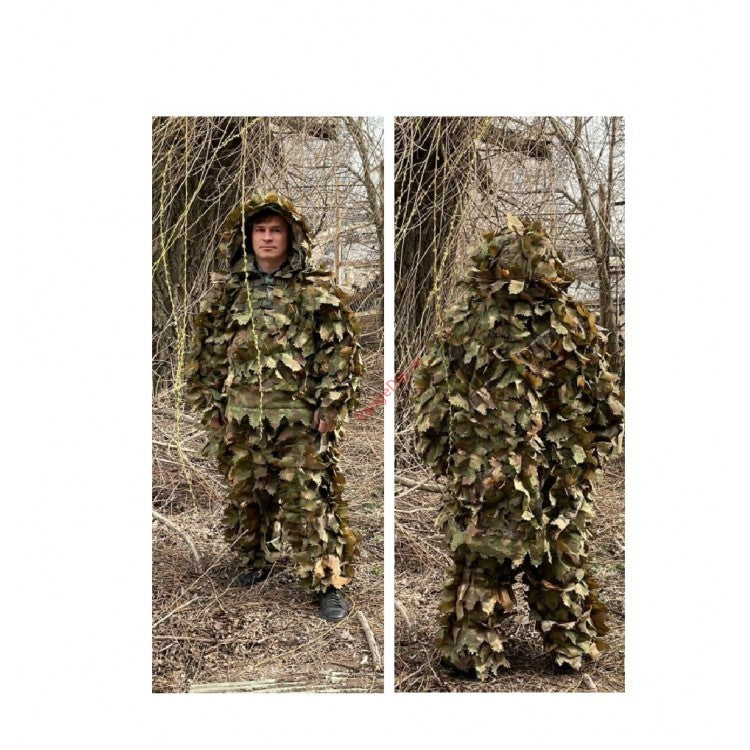 Preorder: Russian SOKL "Leshy 4z" Camo Suit - Olkhа, Autumn, Summer, Granite - Leaf Patterns