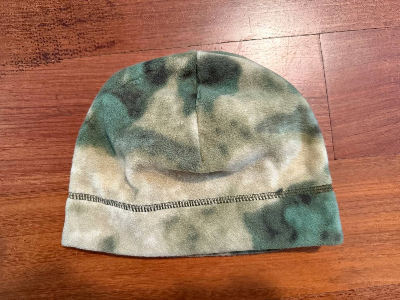 Winter Fleece Hat in Camouflage Pattern - ATACS Moss