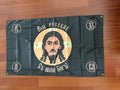 Orthodox Christian Flag – "We Are Russians, God is With Us" 150 x 90cm - Tanki Store flag (Image 1)