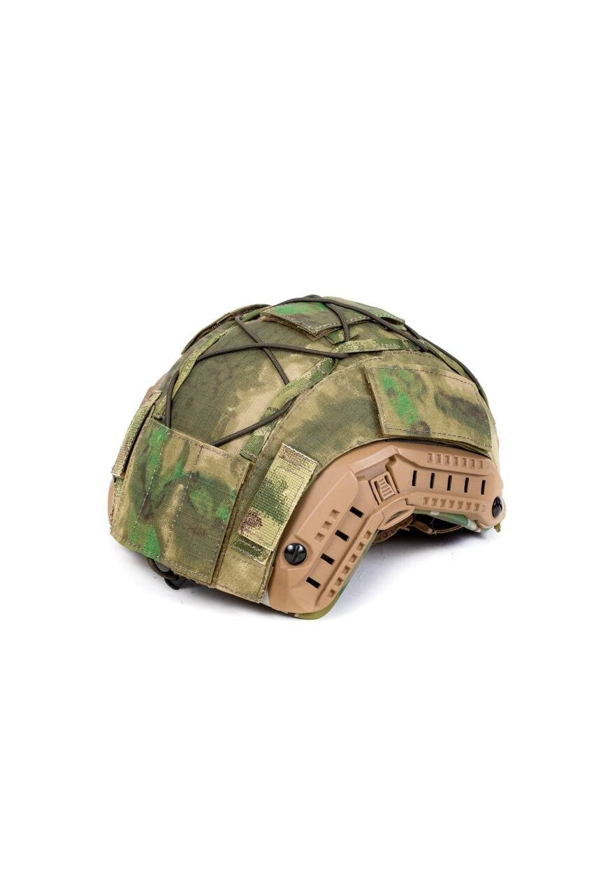 ATACS Camouflage Helmet Cover - FAST Helmets - Size L/M
