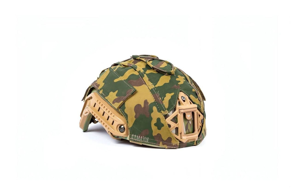 Russian Helmet Cover in Flora Camo - L/XL Size
