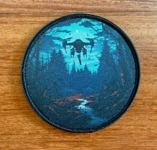 Circular Badge with Drone Design - Russian Military Patch by Korpus Vyshivaniya