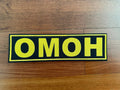 "OMON" (Black and Yellow 26x7.5 cm) Military Badge  - Russian Tactical Patch