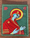 Orthodox Icon of the Virgin Mary Russian Military Patch - High-Quality