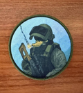 Smoking Operator Russian Military Patch by Korpus Vyshivaniya - Korpus Vyshivaniya patch (Image 1)
