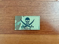 Russian Pirate Skull Patch - Camouflage Background - Military Badge