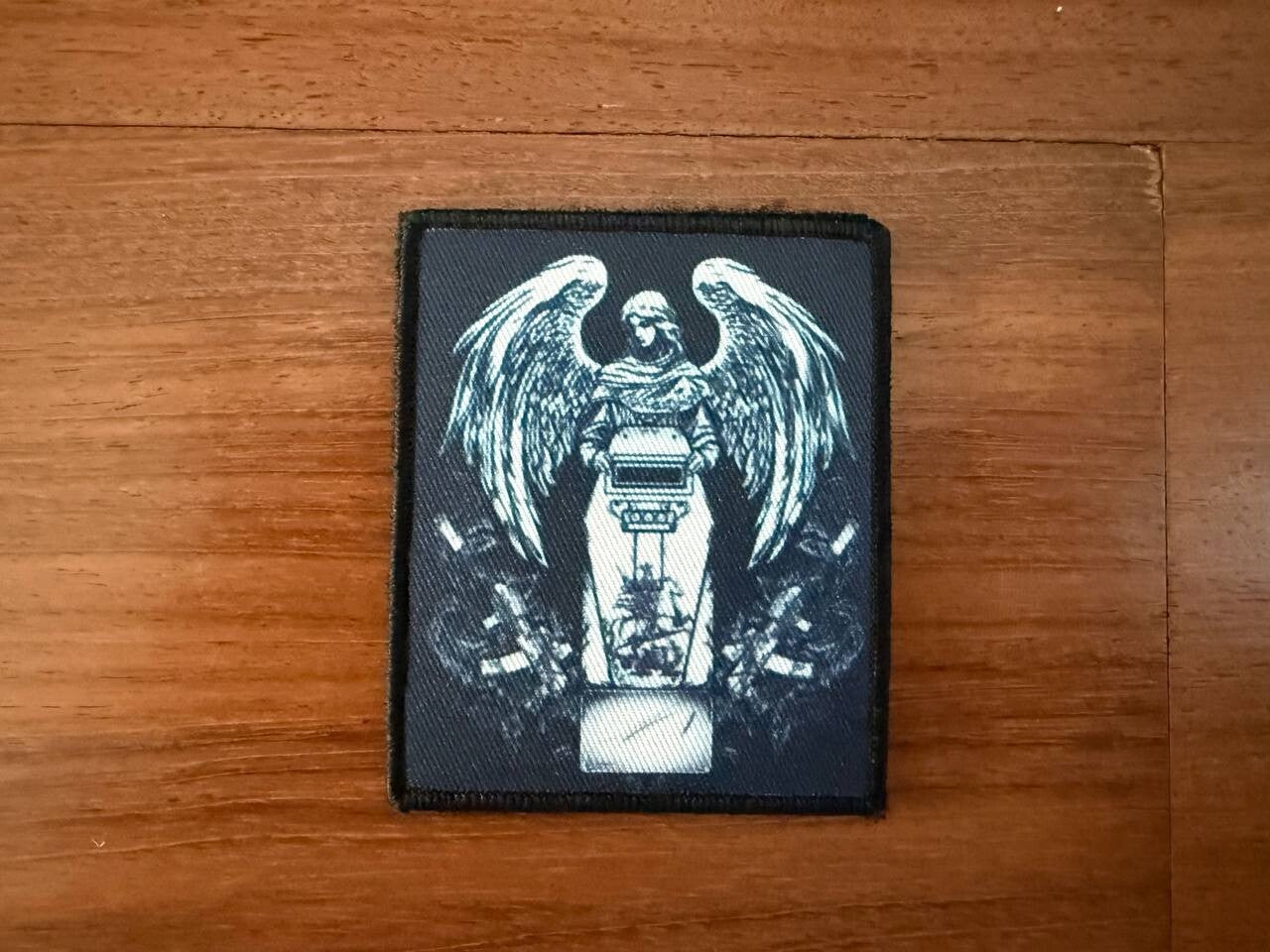Religious Badge "Angel Design" - Russian Tactical Patch by Embroidery Corps - Embroidery Corps patch (Image 1)