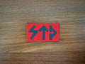 Slavic Symbols on Red Background Design - Russian Army Military Patch
