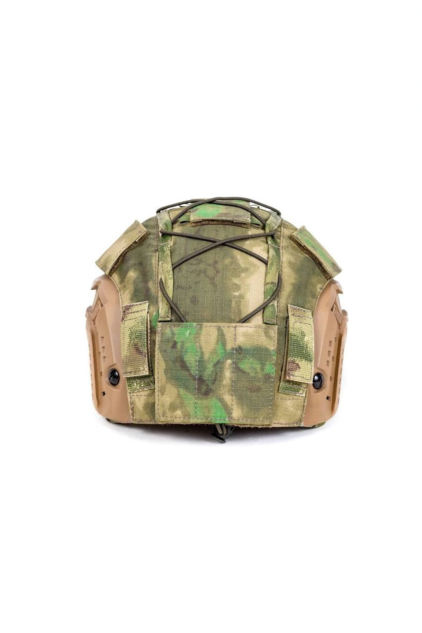 ATACS Camouflage Helmet Cover - FAST Helmets - Size S/M