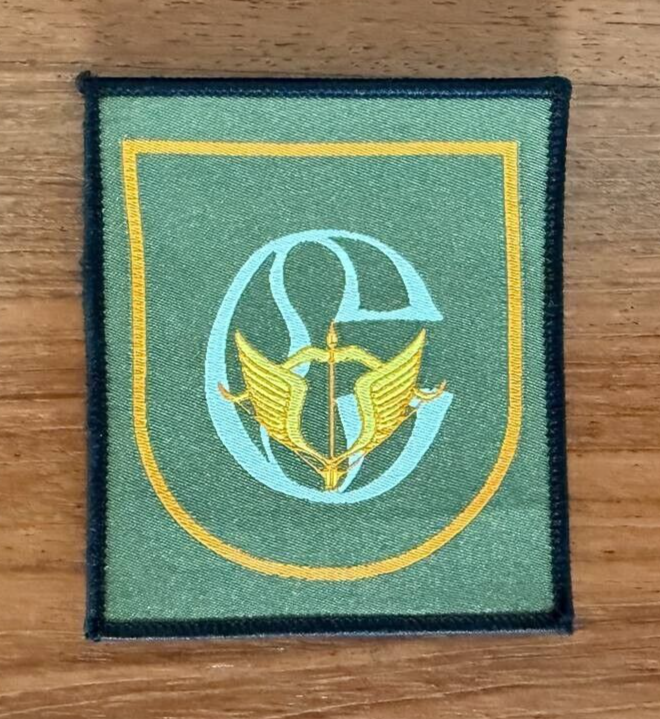 “SSO Senezh” Golden Winged Emblem and Green Shield - Military Patch