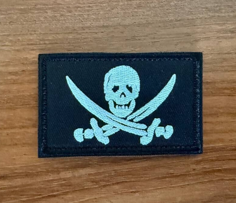 Pirate Skull & Swords Russian Tactical Military Patch