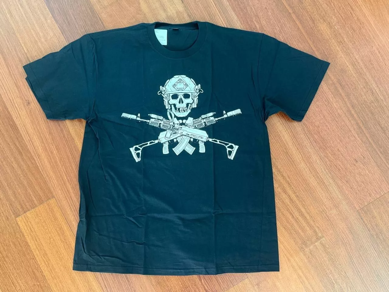 T-Shirt with Front Print (Size L) by Korpus Vyshivaniya