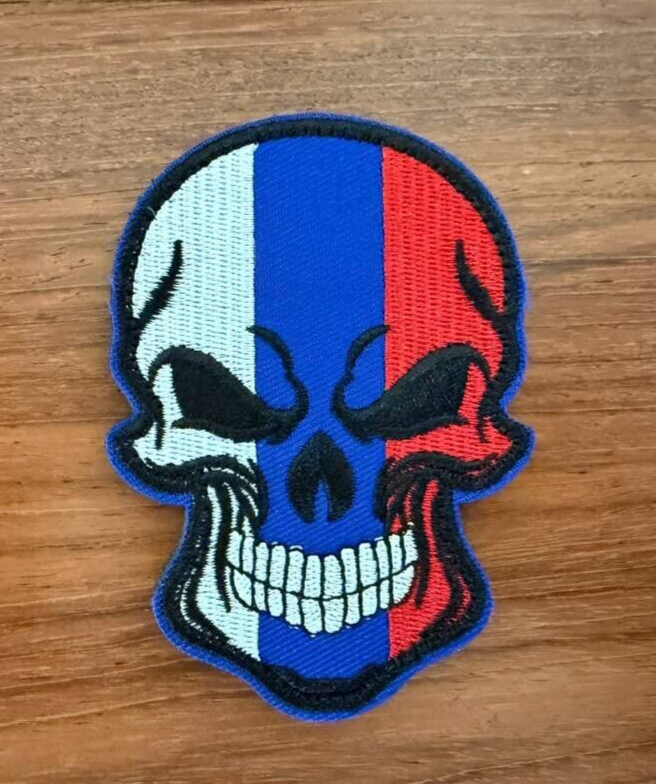 Skull Design – Russian Tricolor Tactical Military Patch