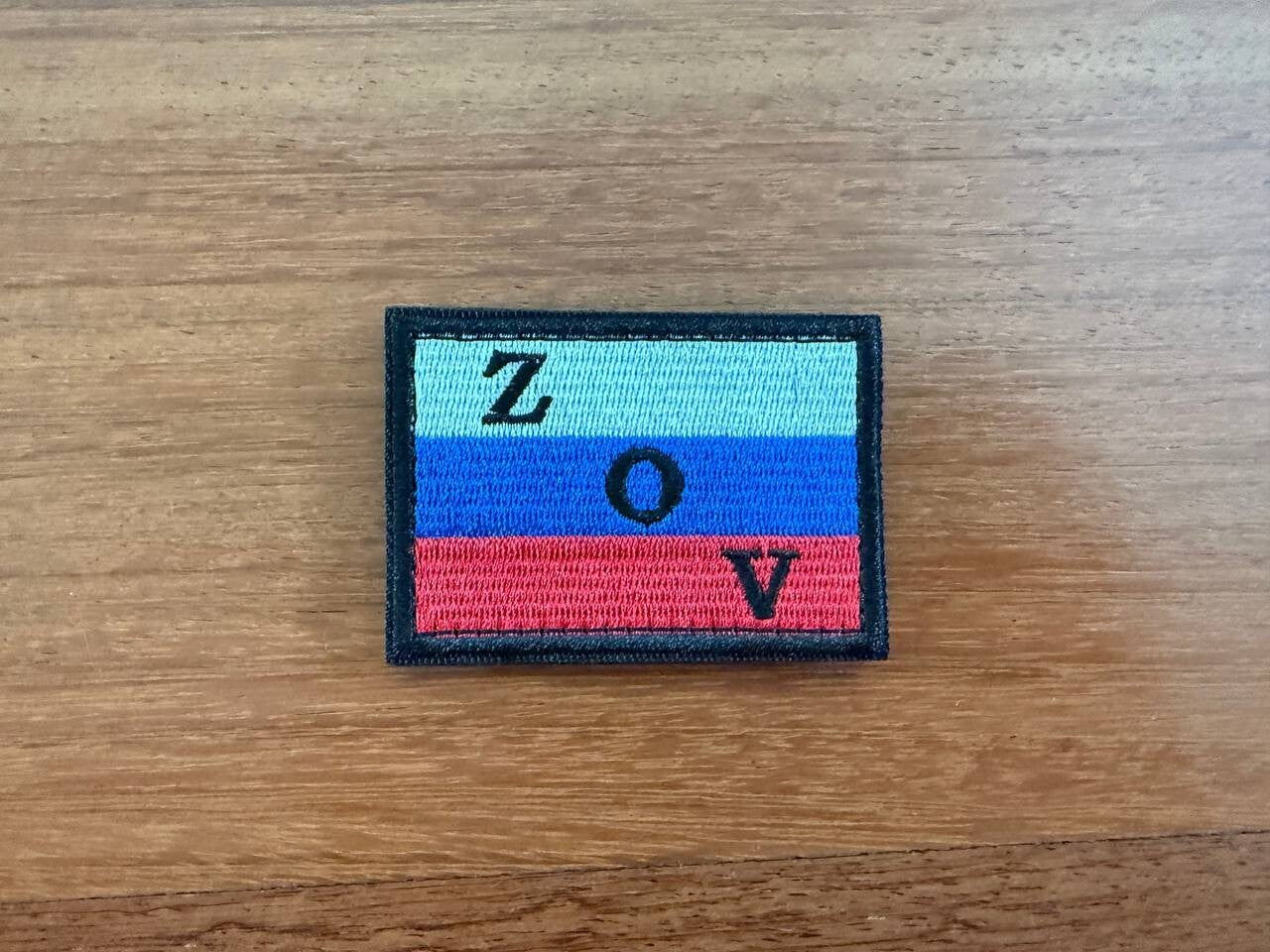 Russian Tricolor ZVO Tactical Badge  -  Army Military Patch