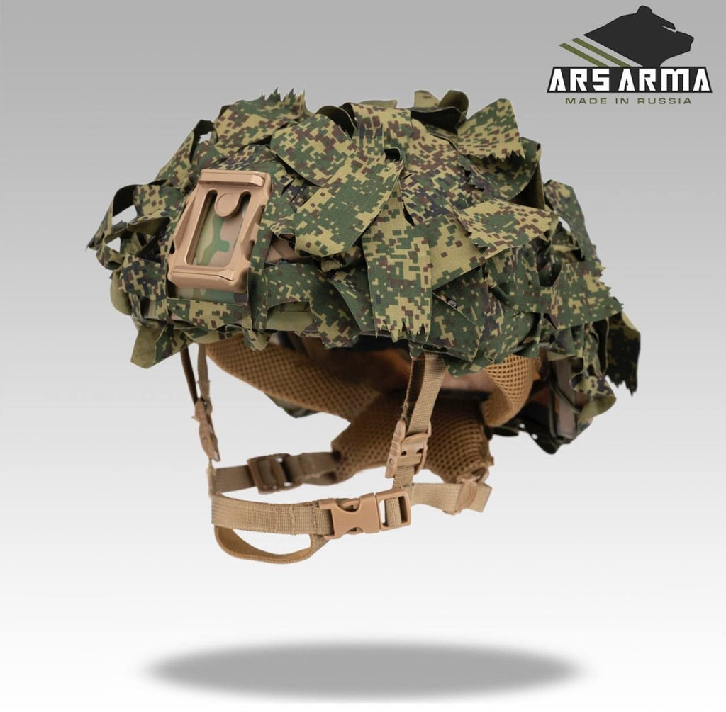Russian Ars Arma EMR Digital Flora Tactical Leaf Helmet Cover