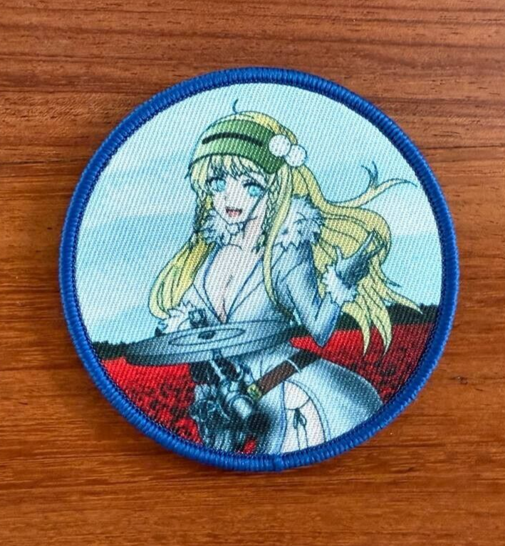 Anime-Inspired Russian Military Patch by Korpus Vyshivaniya