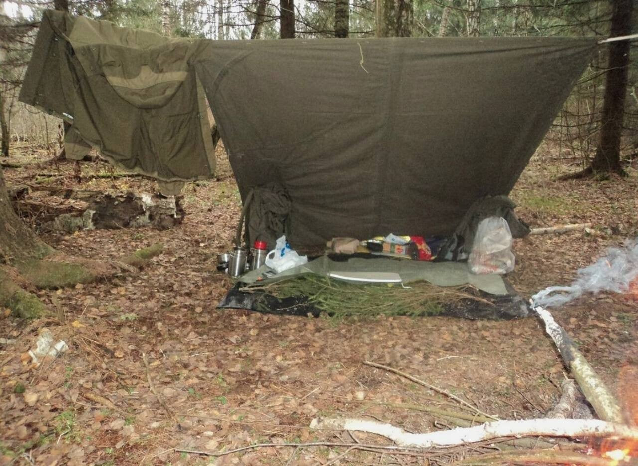 6Sh120 Universal Shelter & Tarp - Ratnik Program - EMR Camo - Russian Army