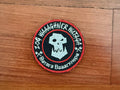 Russian Tactical Military Patch, Black Red