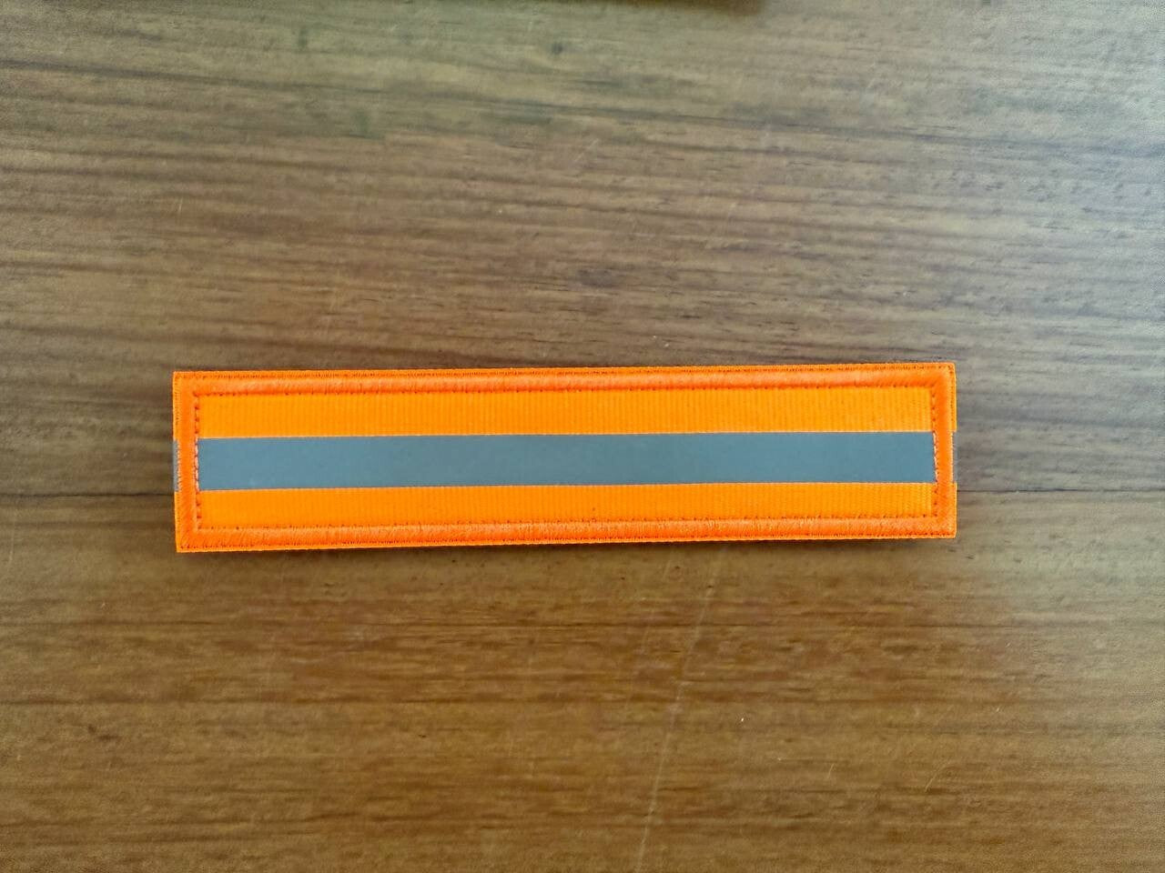 Russian High Visibility Identification Patch - Orange 3.5x15cm