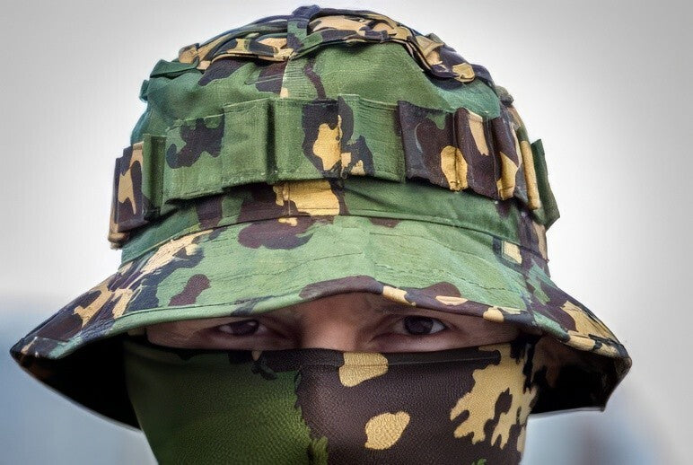 Russian Izlom Camo Panama Boonie Hat - Size 58-60 by Korpus Vyshivaniya