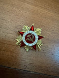 Soviet Order of the Red Star Award "Great Patriotic War" Replica - Tanki Store pin (Image 1)