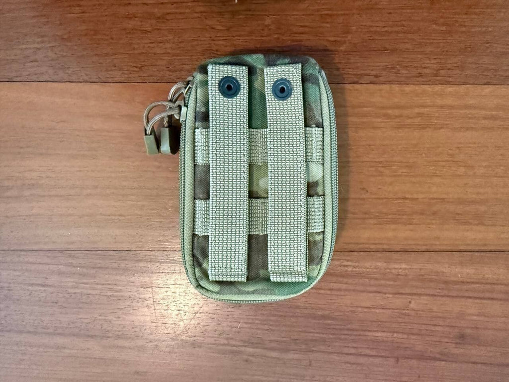 Russian Wartech Utility Pouch - MultiCam Camouflage - MOLLE Zippered