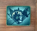 Skull with Wings and Dagger Russian Military Patch by Korpus Vyshivaniya