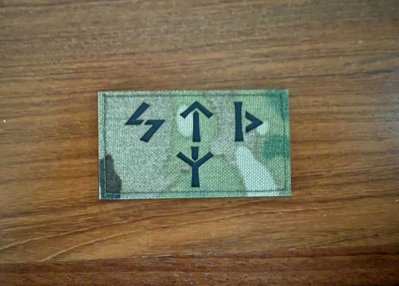 Slavic Camouflage Design Russian Army Military Patch