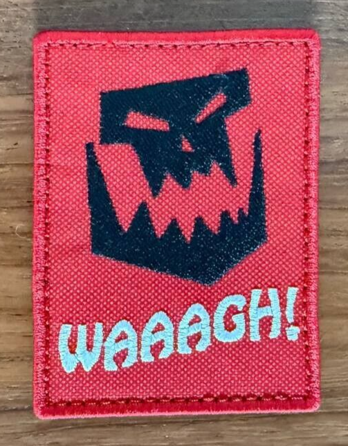 WAAAGH! (Warhammer 40k) Russian Military Patch by Korps Vyshivaniya