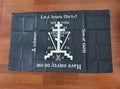 Russian Orthodox Black Flag – Cross of Golgotha 150 x 90cm