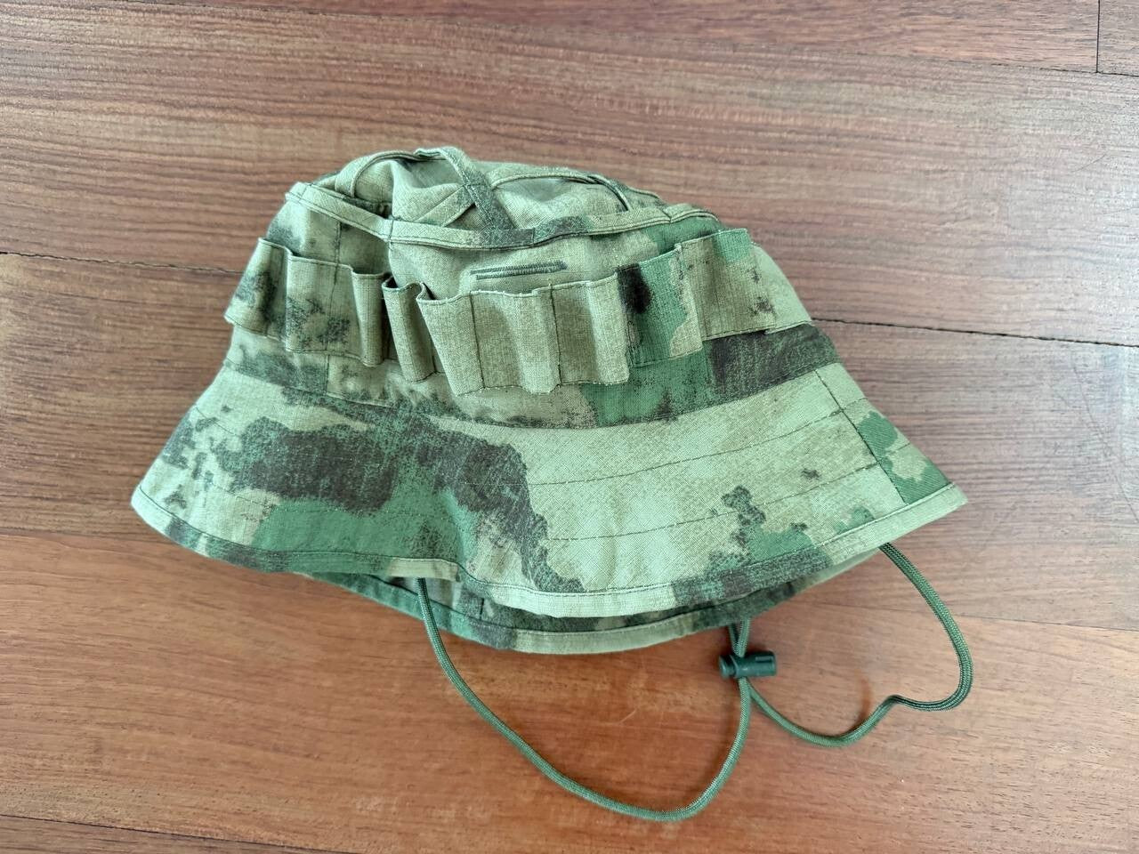 Russian ATACS Camo Panama Boonie Hat - Size 58-60 by Korpus Vyshivaniya