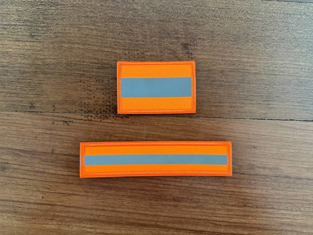 Russian Set of 2 High Visibility Identification Patches - Orange