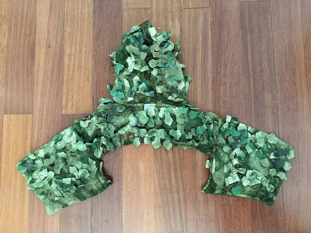 Russian Stich Profi ATACS Summer Leaf Cape - Concealment Hood Size 56-64