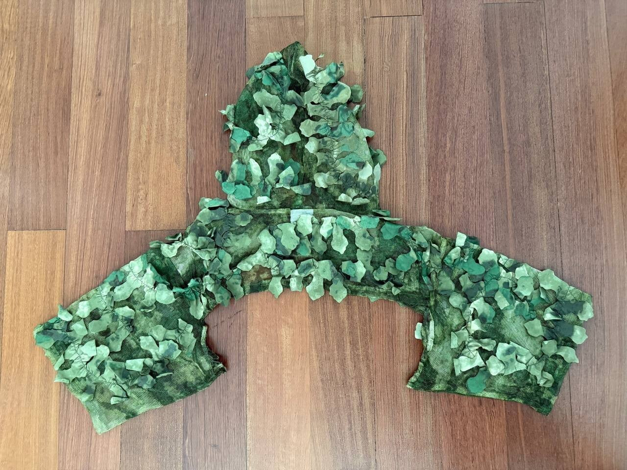 Russian Stich Profi ATACS Summer Leaf Cape - Concealment Hood Size 56-64